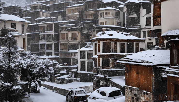 Amasya Beyaza Büründü Okullar Tatil! Kar Yağışı Eğitime Ara Verdirtti