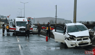 Tekirdağ’da Zincirleme Kaza: İki Otomobilin Çarpışmasıyla 6 Kişi Yaralandı