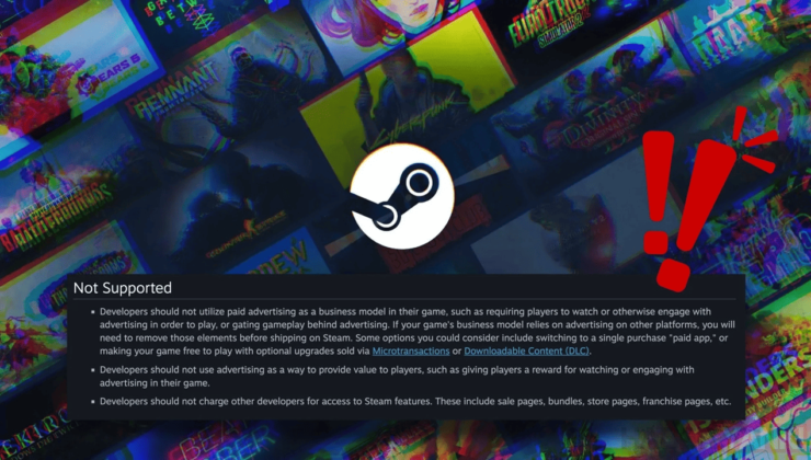 Valve’dan Oyun Dünyasını Sarsan Karar: Reklam İzlemeye Zorlayan Oyunlara Steam Kapıları Kapandı